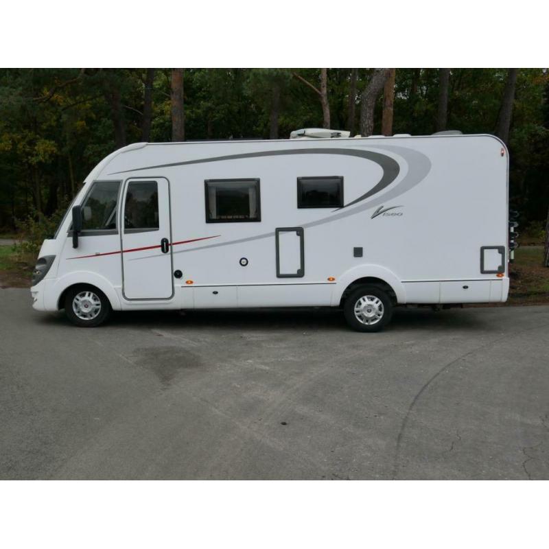 Bürstner Viseo 707 3.0 180PK Frans bed 2x Solar TV NAVI 5PER