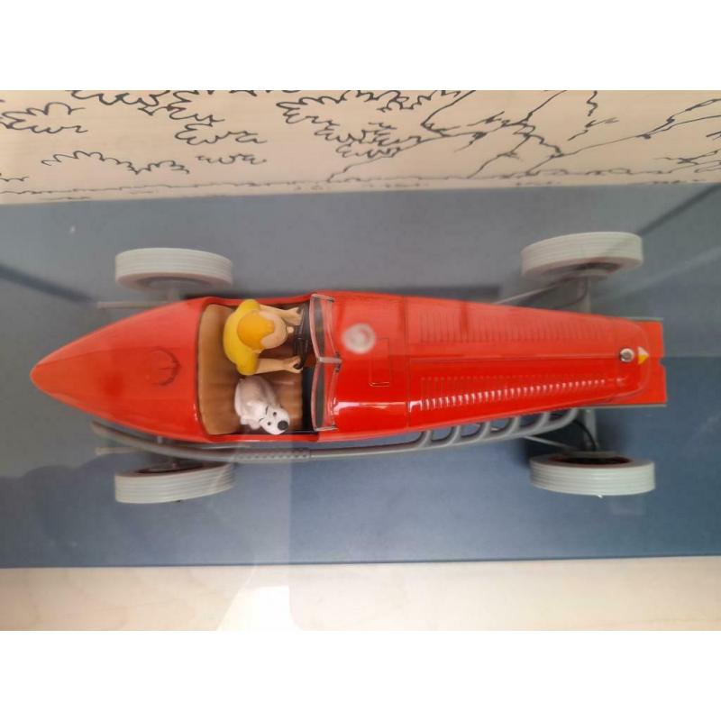 Voiture Tintin 1/24 : Le bolide rouge