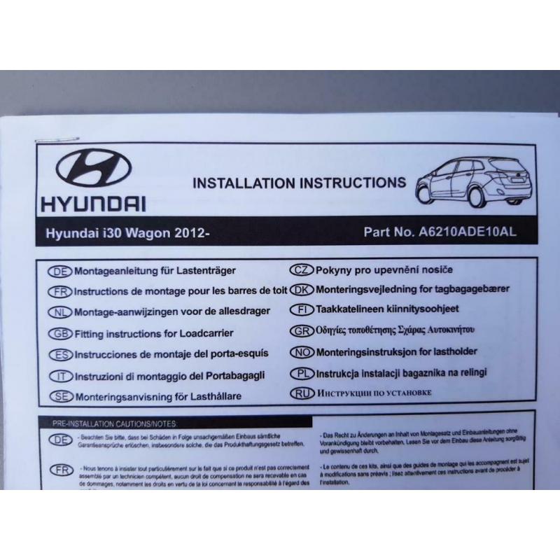 Dakdrager Hyundai I30 wagon 2012-2015