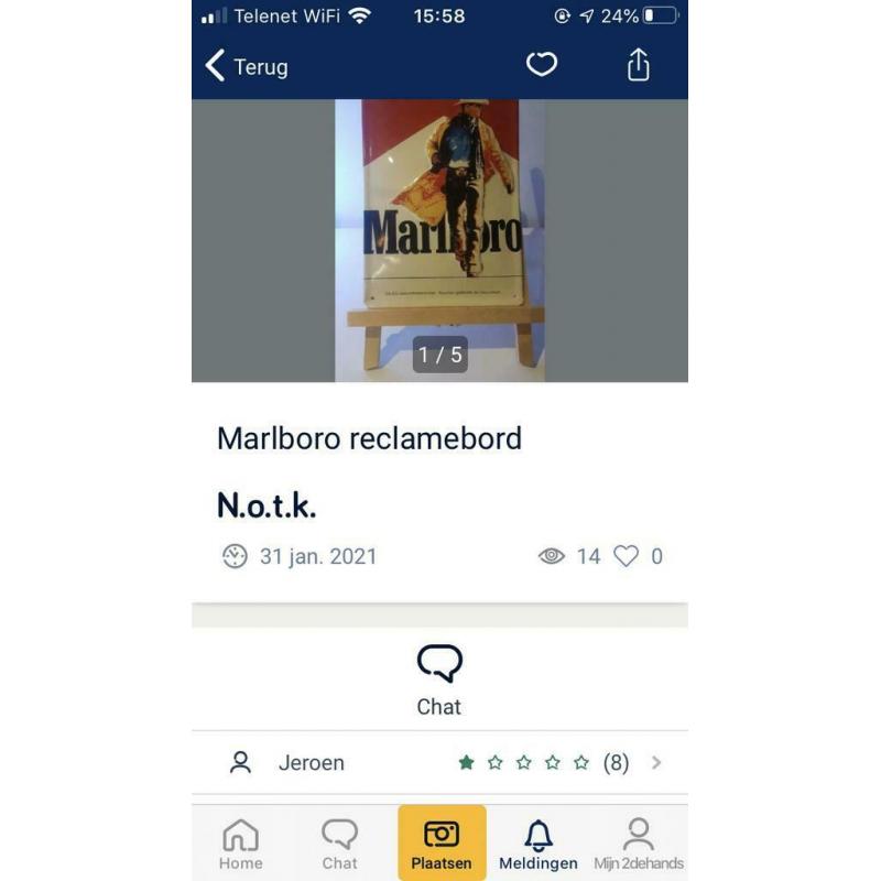 Let op voor deze verkoper op de foto= BEDRIEGER
