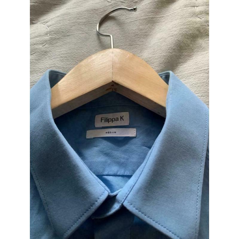 Filippa K blauw overhemd maat M