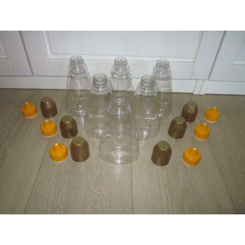 Knijpflessen Honing 500gram