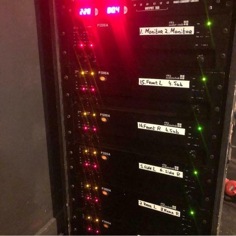 D&B Audiotechnik P1200A Versterkers voor C6 E9 E3 C7 C4 Max