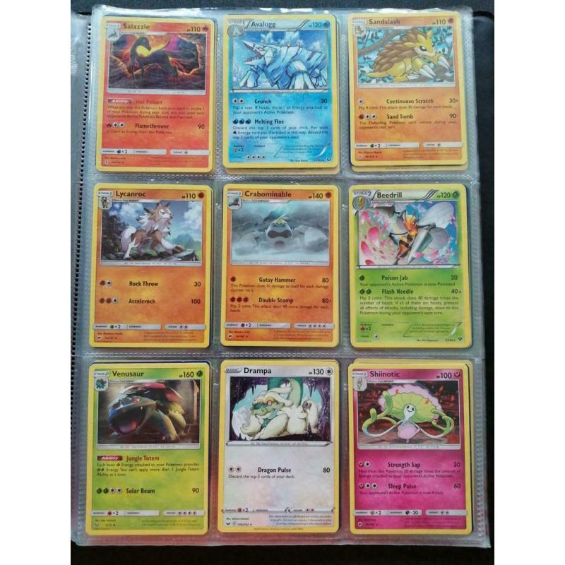 Kaart pakketjes van verschillende sets (Engels)