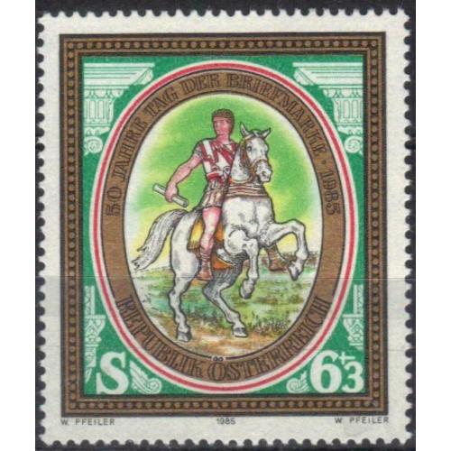 Oostenrijk 1985 - Yvert 1660 - Dag van de Postzegel (PF)