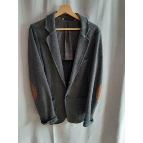 Superbe veste en lainage gris foncé. WE.