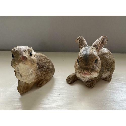 Décorations de Pâques lapins