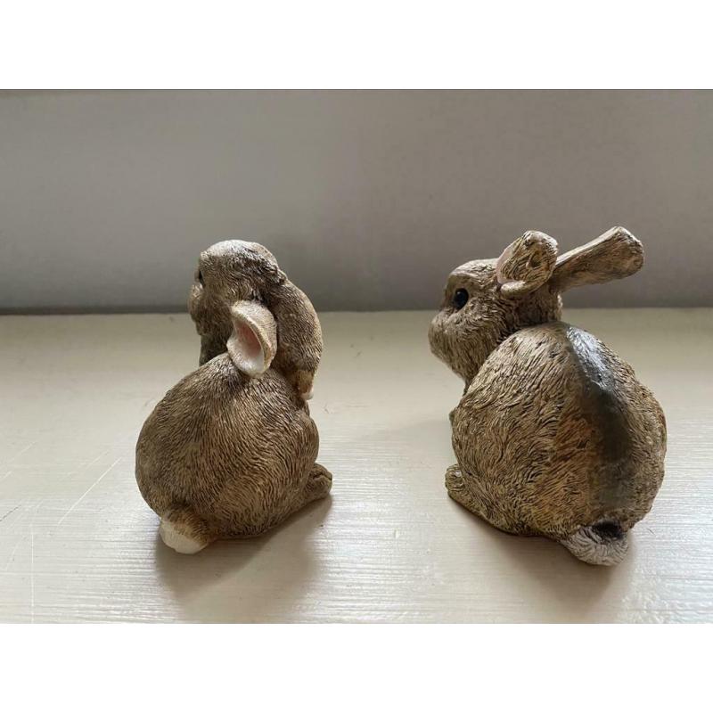 Décorations de Pâques lapins