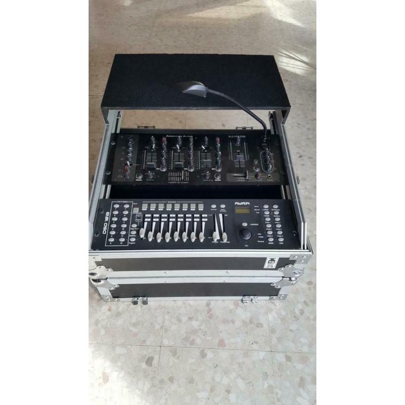 Table de mixage 19 pouces + contrôleur dmx.