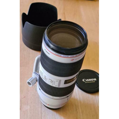 Canon EF 70-200mm f/2.8L IS II USM met B+W UV MRC