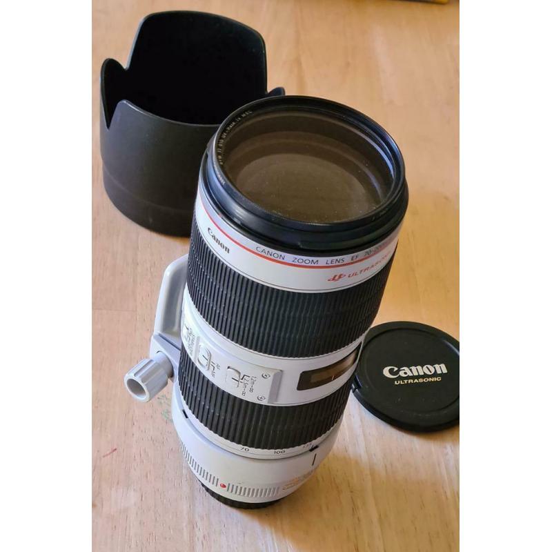 Canon EF 70-200mm f/2.8L IS II USM met B+W UV MRC