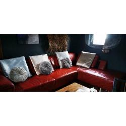 Salon en cuir