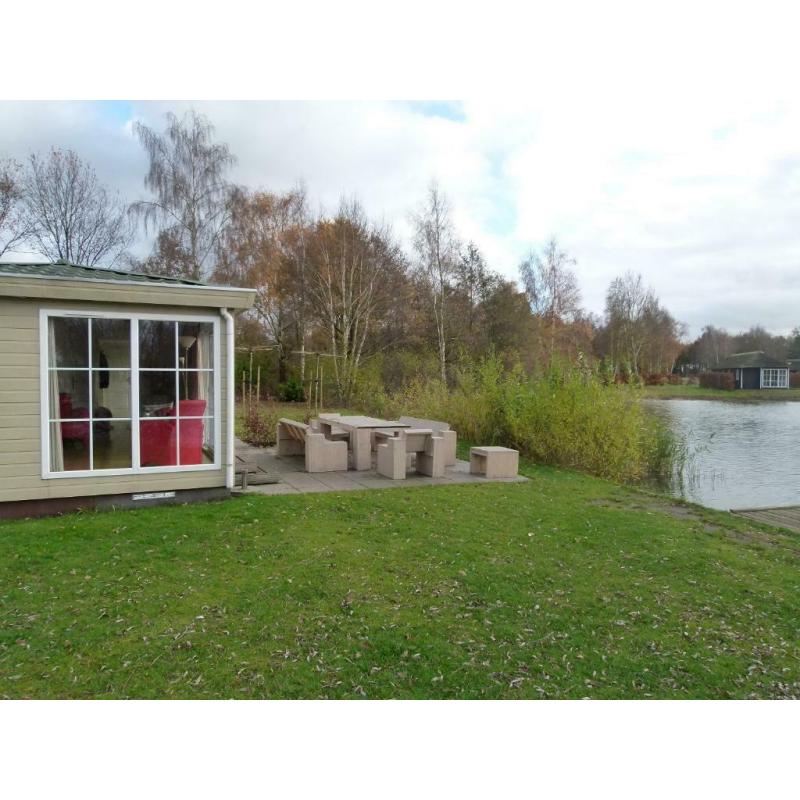 Wellness chalet aan vis- en recreatieplas, Overijssel