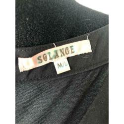 Zwarte jumpsuit met slangenmotief maat M/L