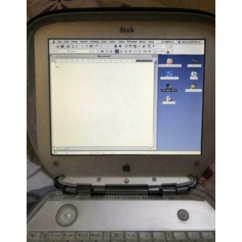 Vintage Apple MacBook volledig werkend