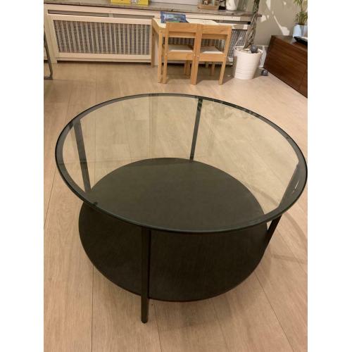 Salontafel met glas blad (IKEA)