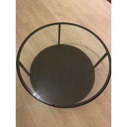 Salontafel met glas blad (IKEA)