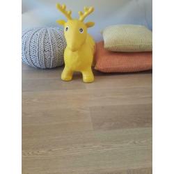 Grand cerf jaune gonflable VINTAGE 1/2m (parfait état)