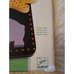 Houten relief puzzel djeco +18maand